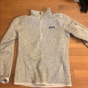 patagonia three quarter zip up